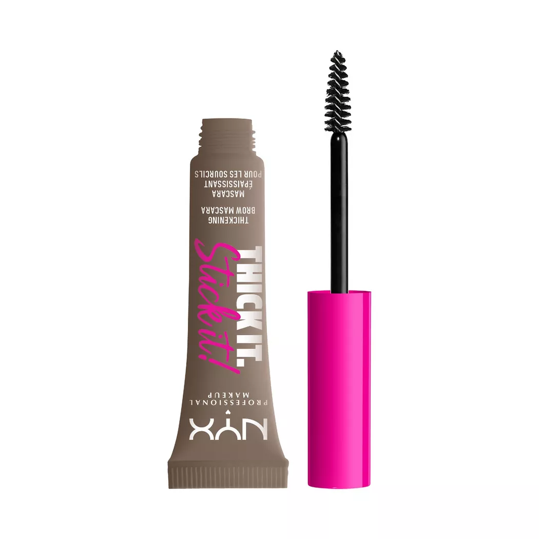 NYX-PROFESSIONAL-MAKEUP - Thick it. Stick it! Brow Mascara, Thick It Stick It Brow Mascara, 7 ml, Taupe