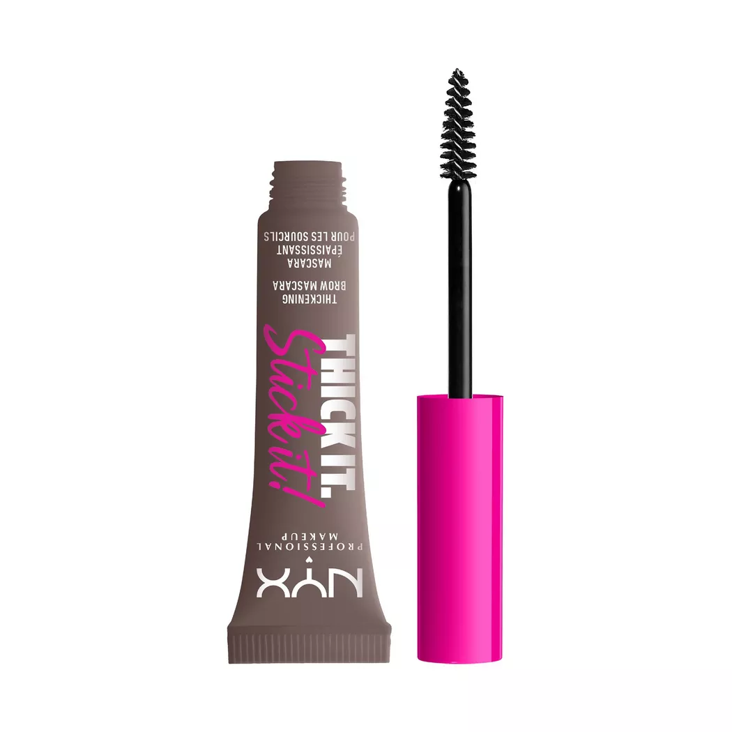 NYX-PROFESSIONAL-MAKEUP - Thick it. Stick it! Brow Mascara, Thick It Stick It Brow Mascara, 7 ml, Cool Ash Brown