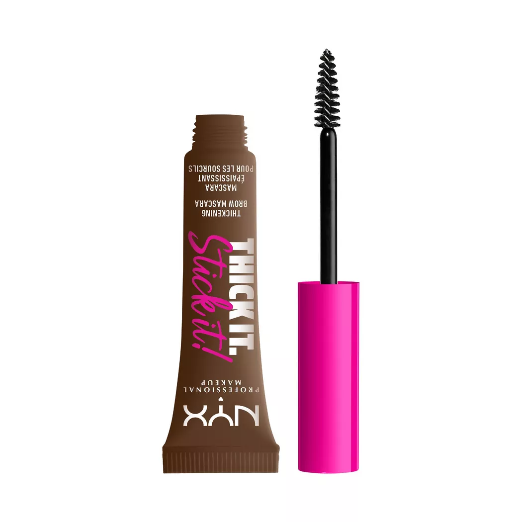 NYX-PROFESSIONAL-MAKEUP - Thick it. Stick it! Brow Mascara, Thick It Stick It Brow Mascara, 7 ml, Brunette