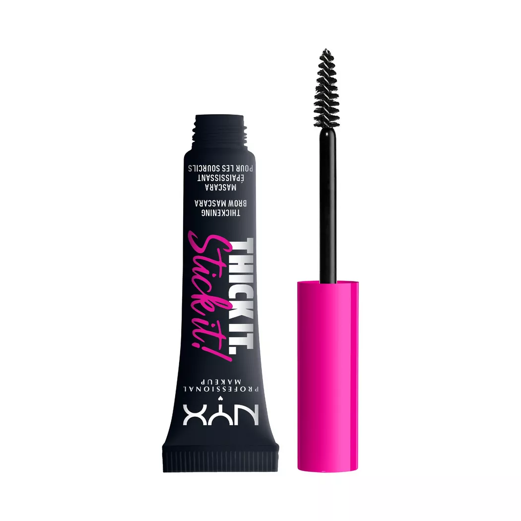 NYX-PROFESSIONAL-MAKEUP - Thick it. Stick it! Brow Mascara, Thick It Stick It Brow Mascara, 7 ml, Black
