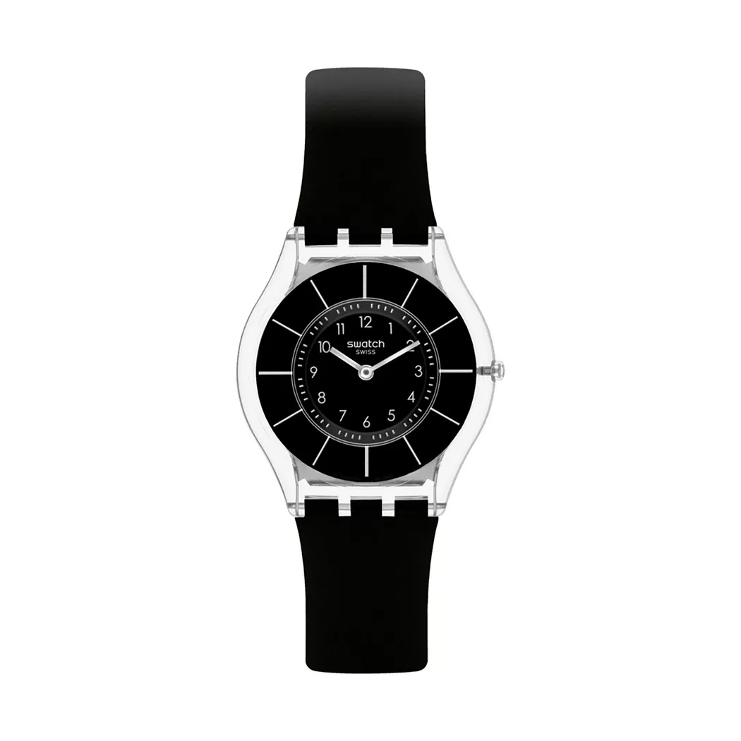Swatch - Analoguhr, Black Classiness Again, 34mm