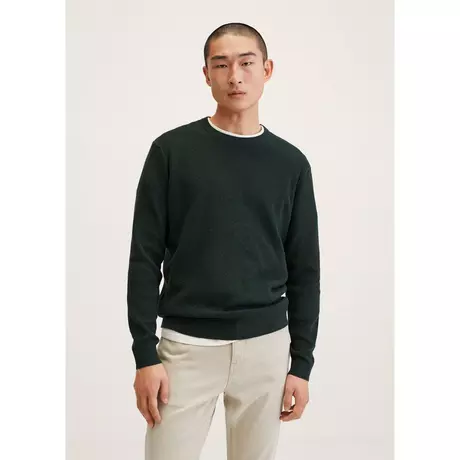 Mango Man Sweatshirt CLAUDE Grün 1