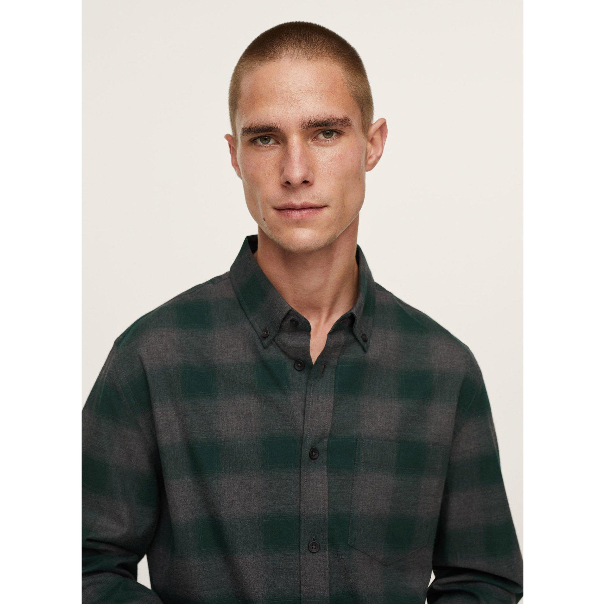 Mango Man Chemise à manches courtes PAULO Khaki