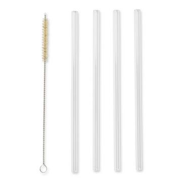 Glas-Strohhalm 4Stk