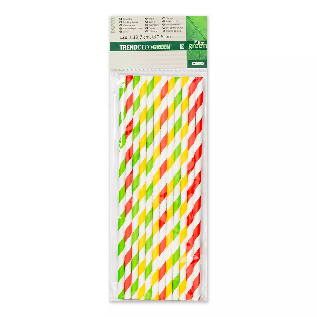 Strohhalm, 12 Stück -  Esszimmer 20cm
