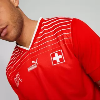 PUMA Schweiz Fussball Trikot Home Replica Rot