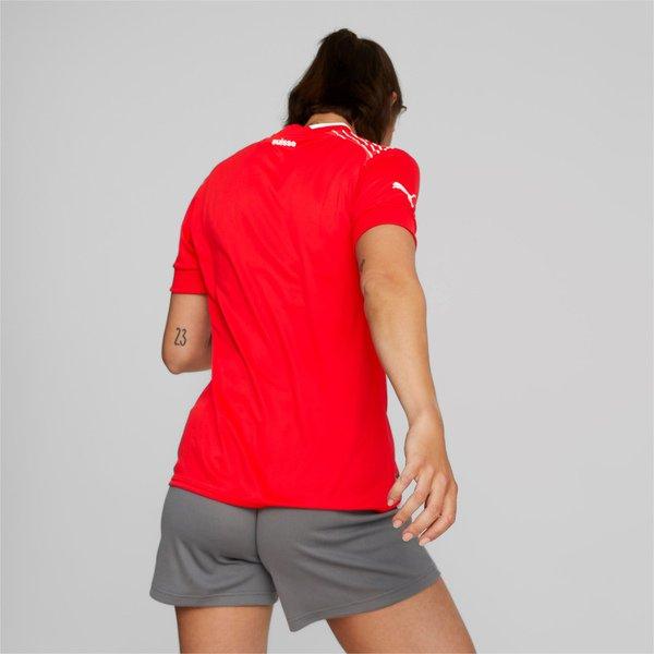 PUMA Schweiz Maglia di calcio casa donna Replica Rosso