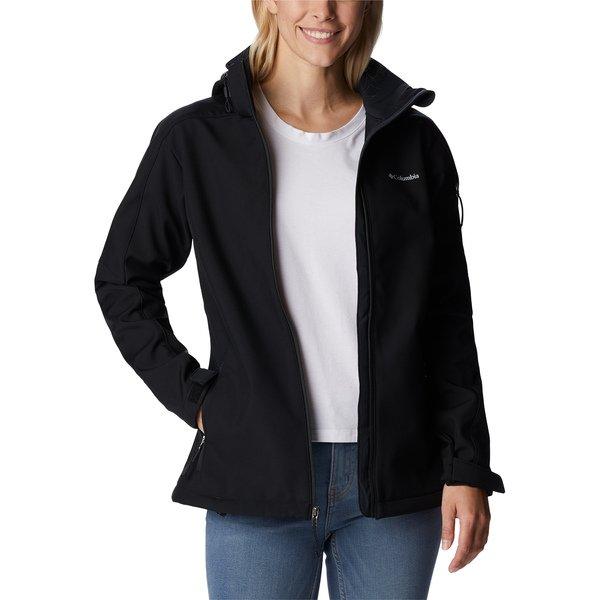 Image of Softshell-jacke Mit Kapuze Damen Black XS
