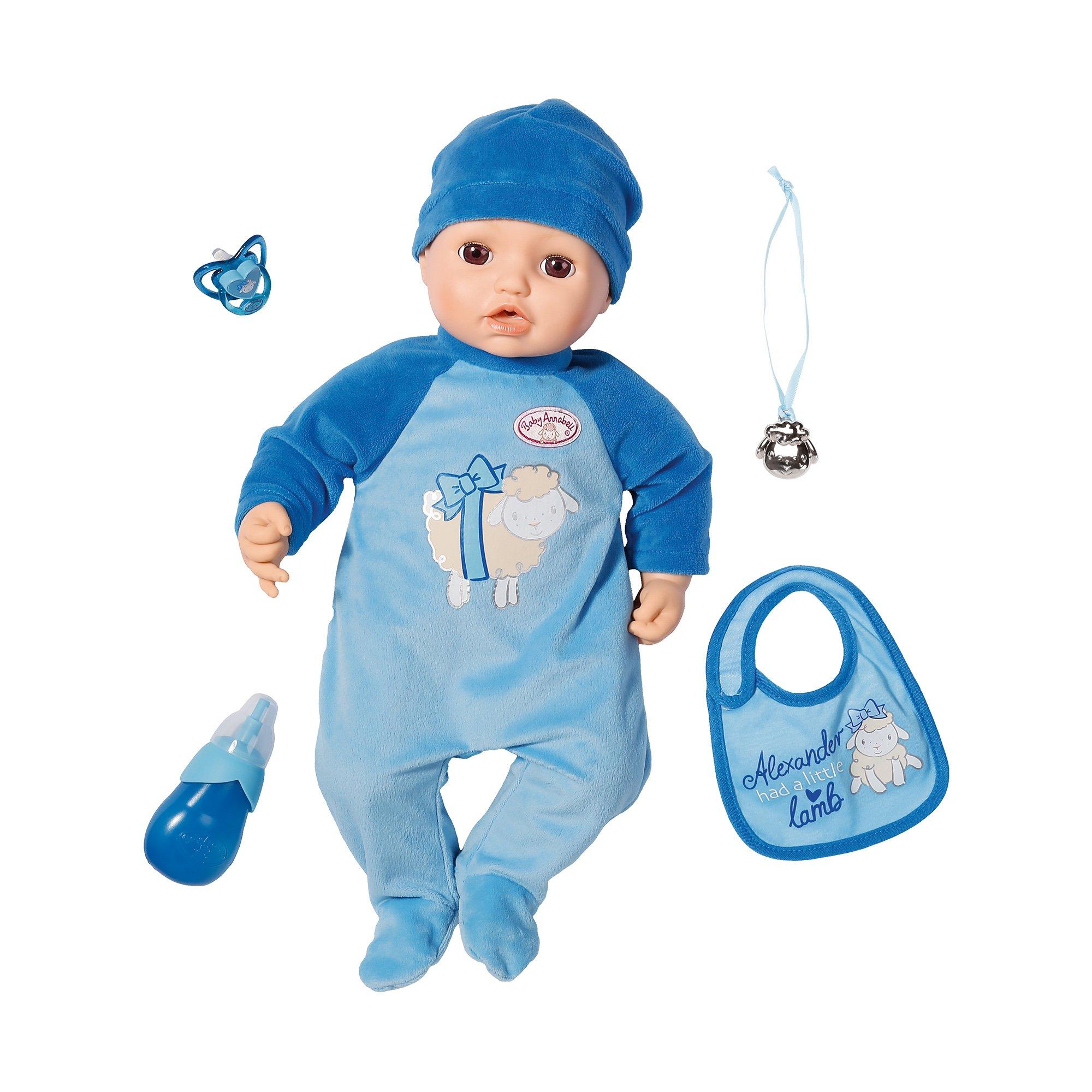 Image of Baby Alexander Puppe, 43cm Blau