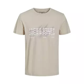 JACK & JONES T-Shirt JCOBOOSTER TEE SS CREW NECK MAR 22 Creme