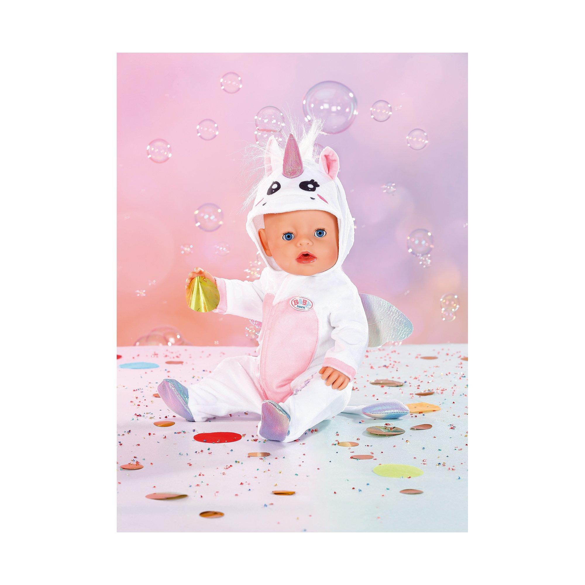 Zapf creation  Baby Born Unicorn Onesie  