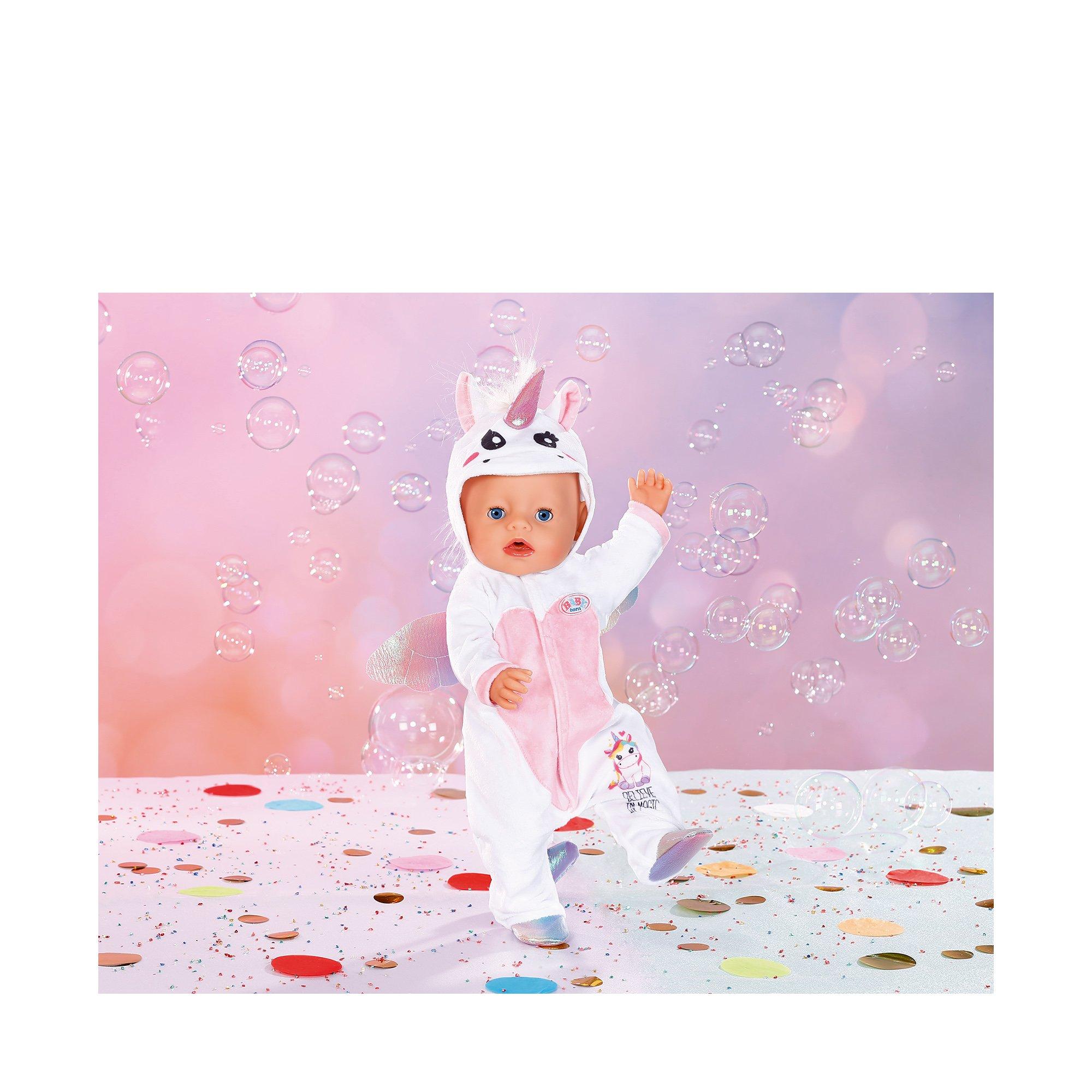 Zapf creation  Baby Born Unicorn Onesie  