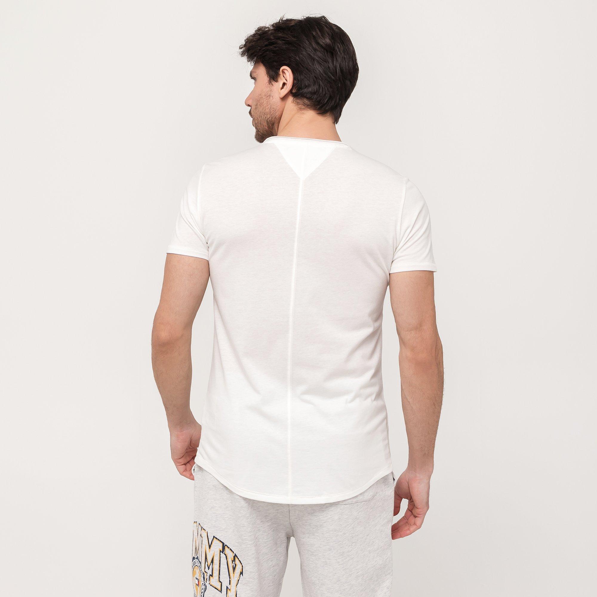 TOMMY JEANS TJM Slim Jaspe C Neck T-Shirt Girocollo Maniche Corte  