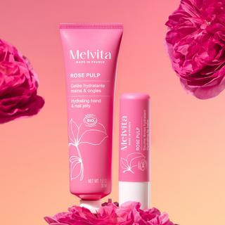 Melvita  Rose Pulp Feuchtigkeitsspendender Lippenbalsam 