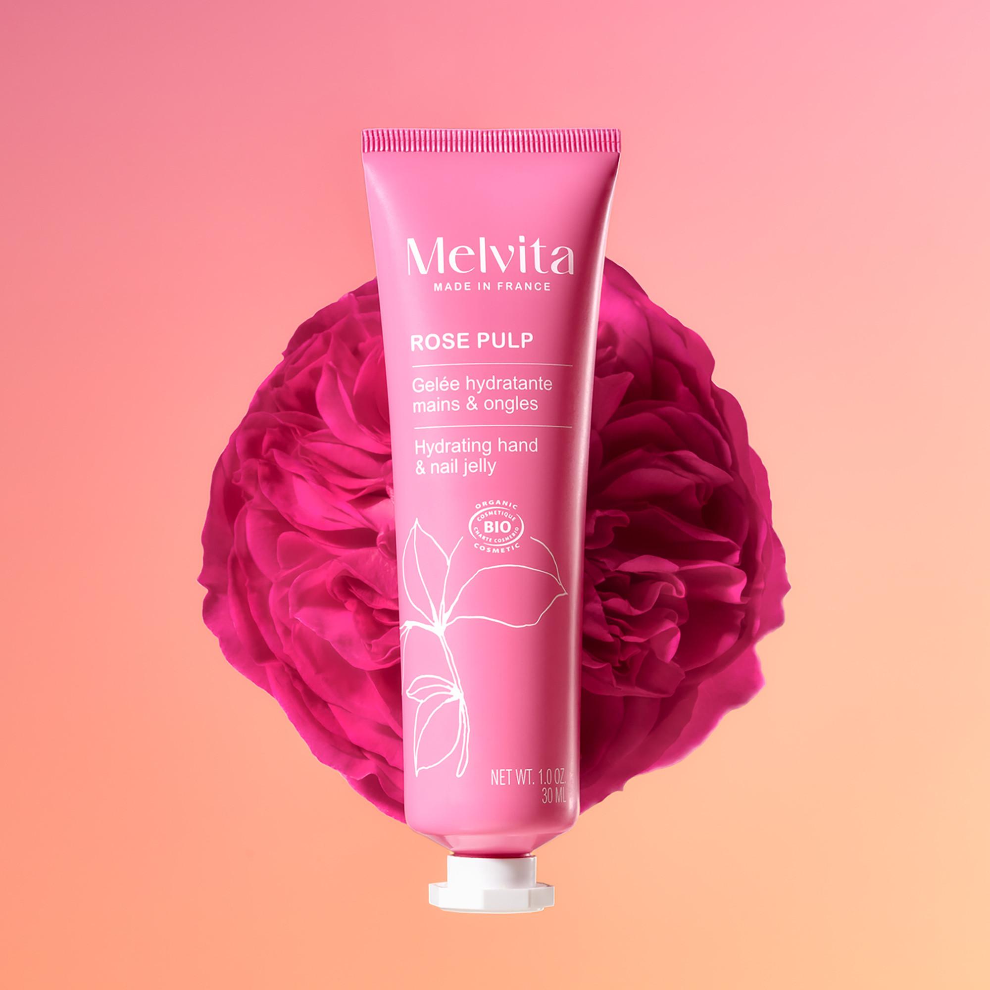 Melvita  Rose Pulp Gel idratante per mani e unghie 