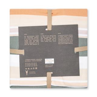 Manor Ketar Gestreifter Satin Kissenbezug  