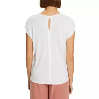 ESPRIT collection  T-shirt girocollo, manica corta Bianco