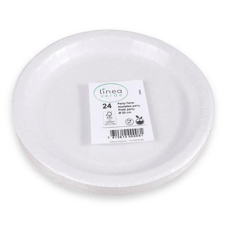  Teller, 24 Stück Linea Verde 