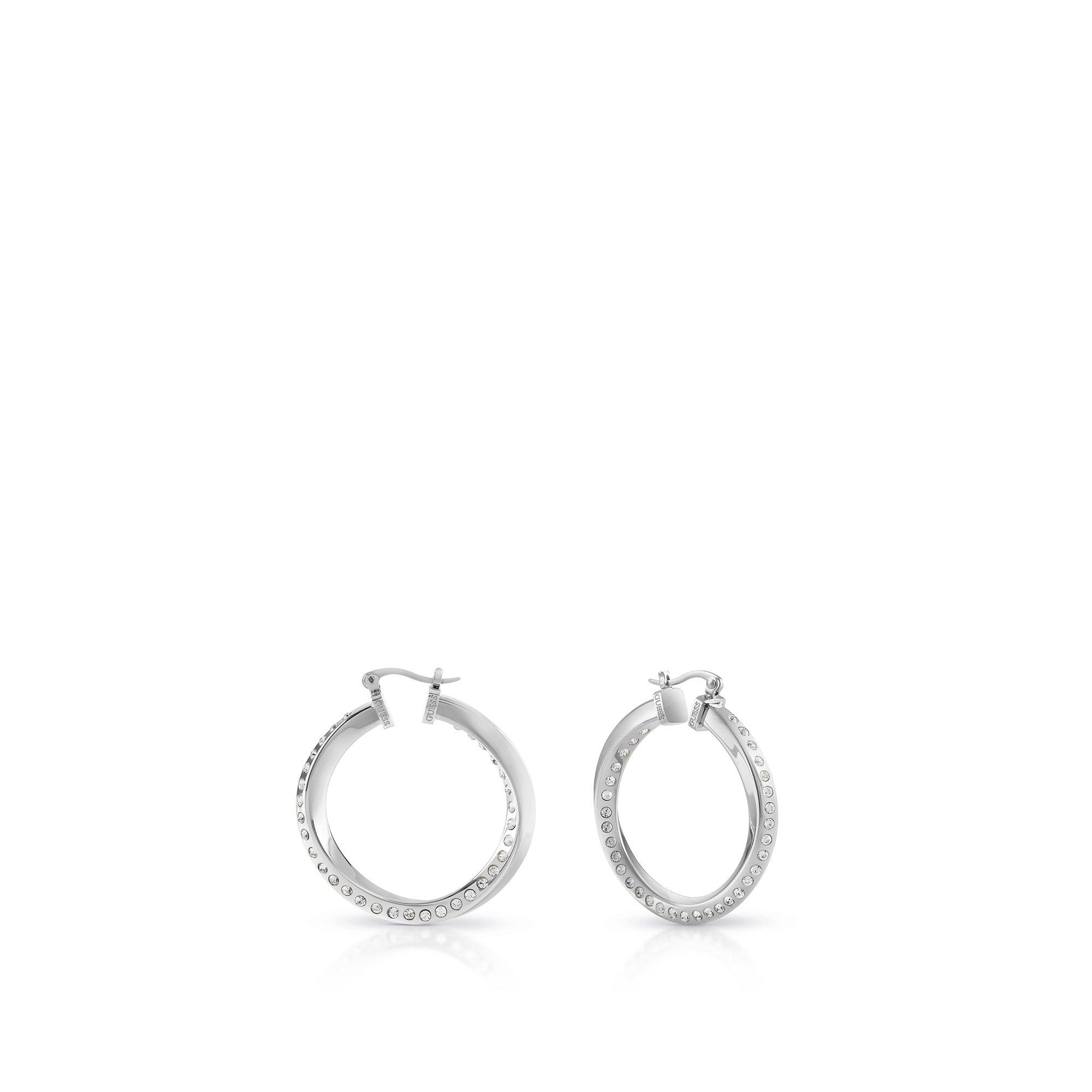 Image of Ohrringe Damen Silber 40mm