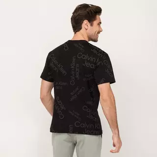 Calvin Klein Jeans T-Shirt LOGO AOP Noir