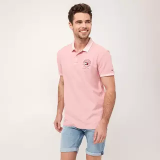 TOMMY JEANS Polo, manches courtes TJM TIMELESS TOMMY CIRCLE POLO Pink