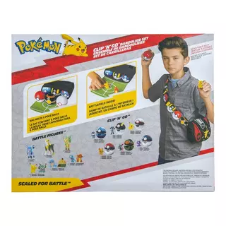 Achetez un ensemble Pokemon Trainer avec ceinture, Pokeball, sac et figurine