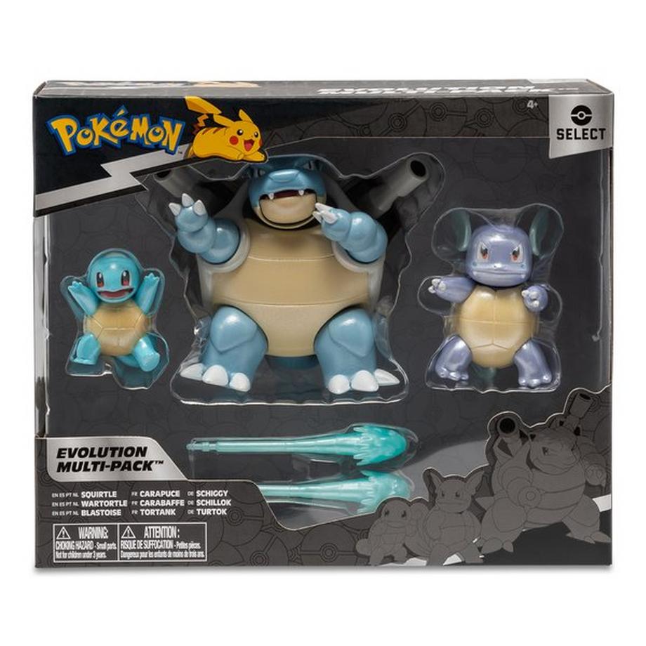 jazwares  Pokémon Evolution Multipack Schiggy, Schillok, Turtok  