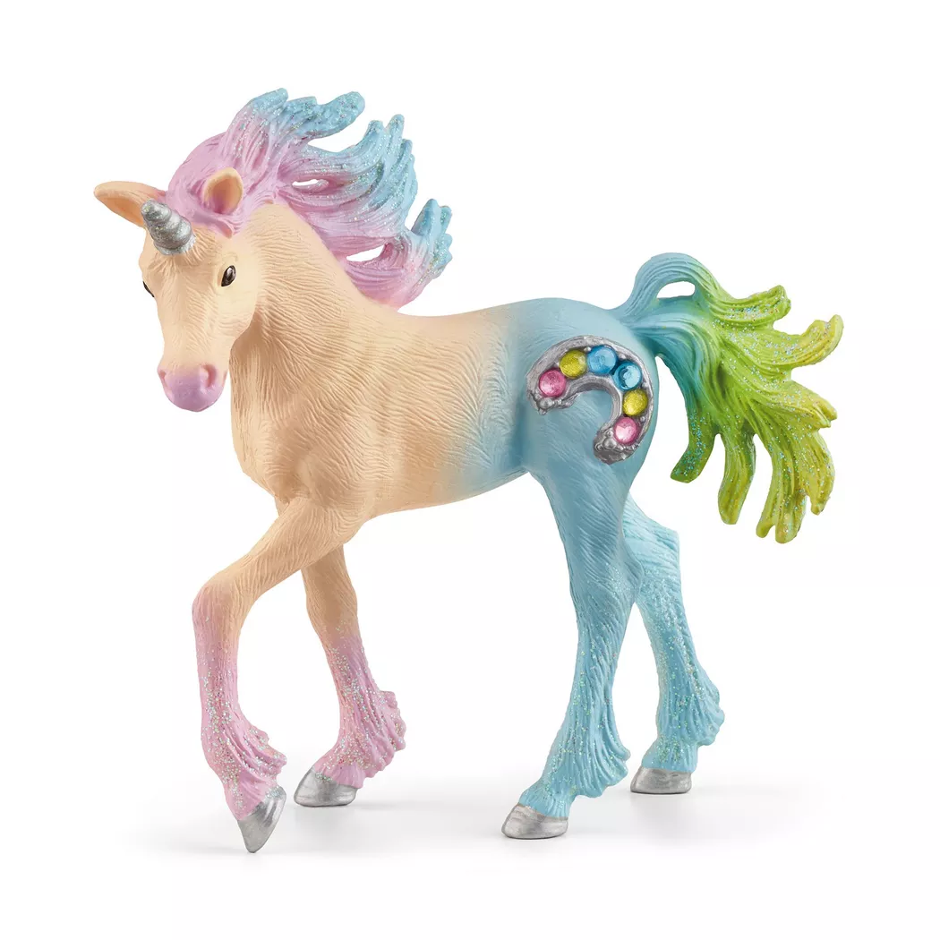 Schleich - 70724 Einhorn Bonbon - Fohlen, Multicolor