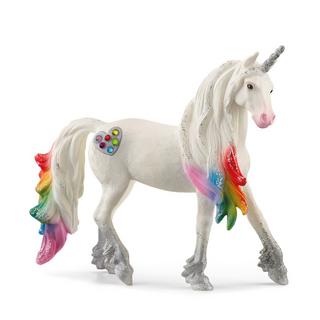 Schleich  70725 Licorne arc-en-ciel, étalon 