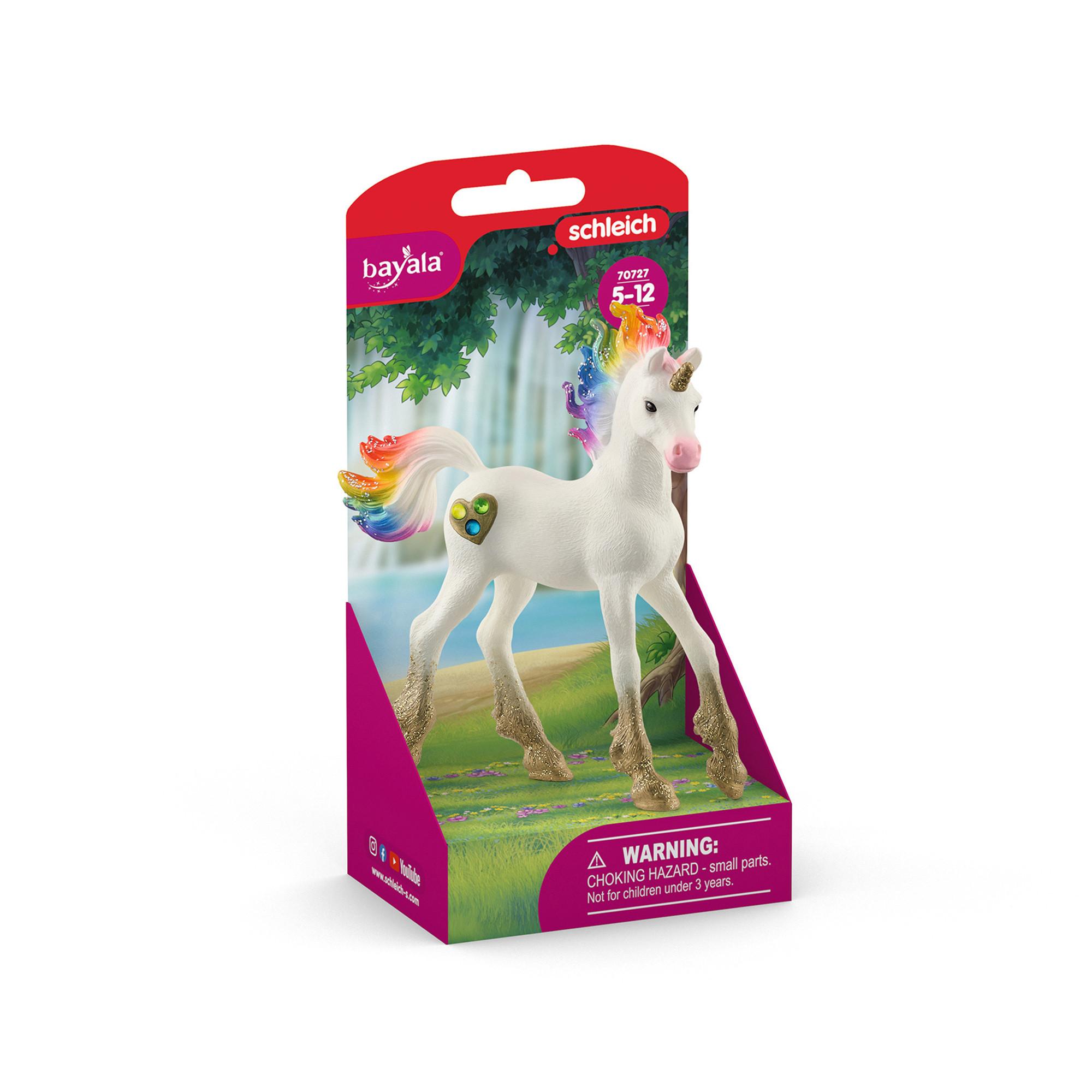 Schleich  70727 Unicorno arcobaleno, puledro 