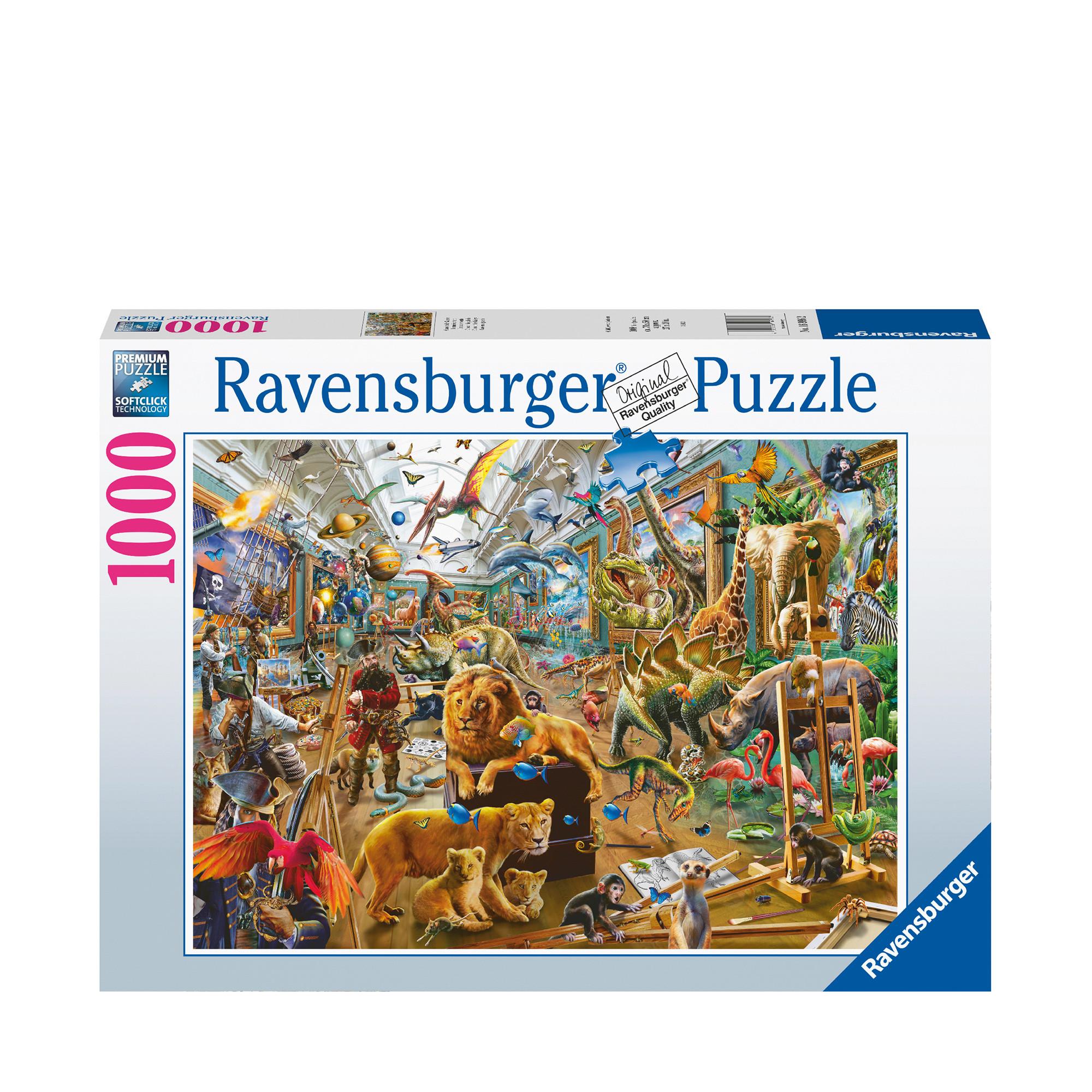 Image of Puzzle, Chaos in der Galerie - 1000 Teile Multicolor