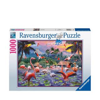 Ravensburger  Puzzle, Fenicotteri rosa - 1000 pezzi 