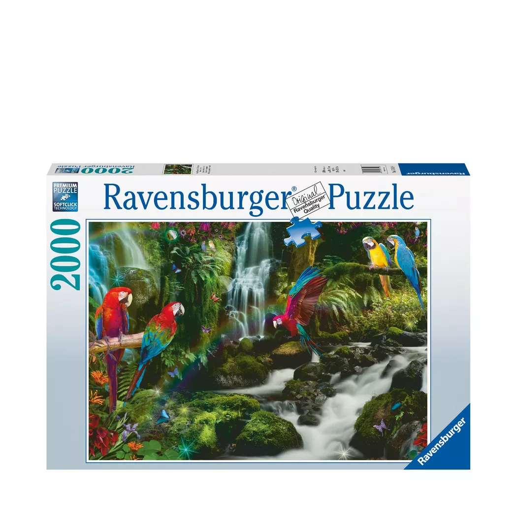Ravensburger Puzzle Bunte Papageien im Dschungel