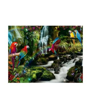 Ravensburger  Puzzle, Bunte Papageien im Dschungel - 2000 Teile 