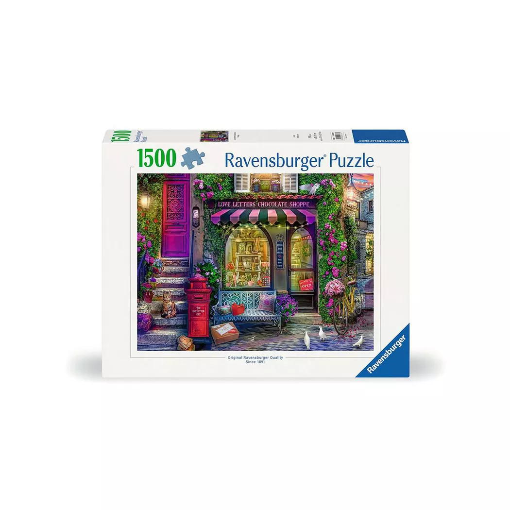 Ravensburger - Puzzle, Liebesbriefe und Schokolade - 1500 Teile, Multicolor