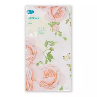 Duni Servietten,15 Stück Rose Glory Rosa Bedruckt
