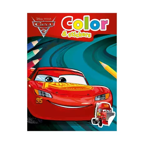 Disney Malbuch Cars 3 Multicolor