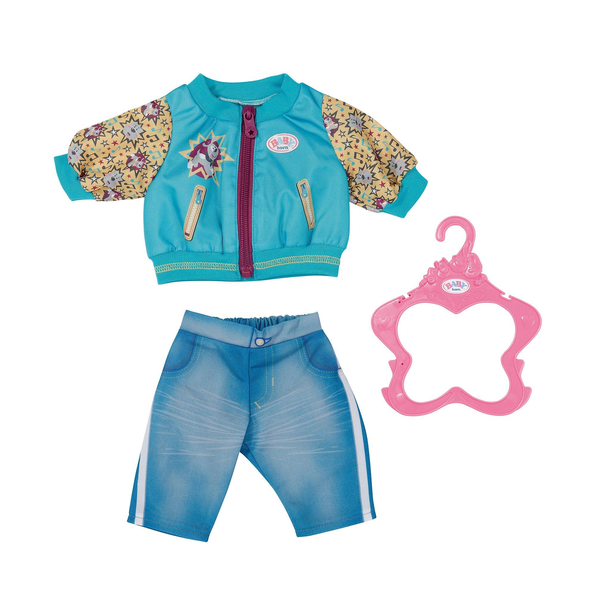 Image of Baby Born Outfit mit Jacke Hellblau