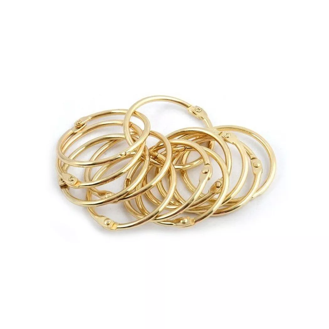 spirella - Duschvorhangringe, Gold