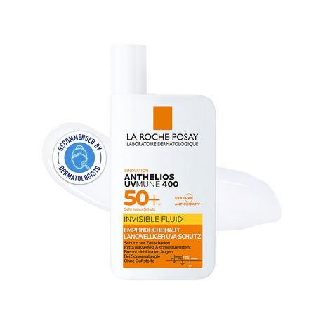 LA ROCHE POSAY Fluide invisible uv mune 50+  Anthelios Transparent Fluide UV Mune 50+ 