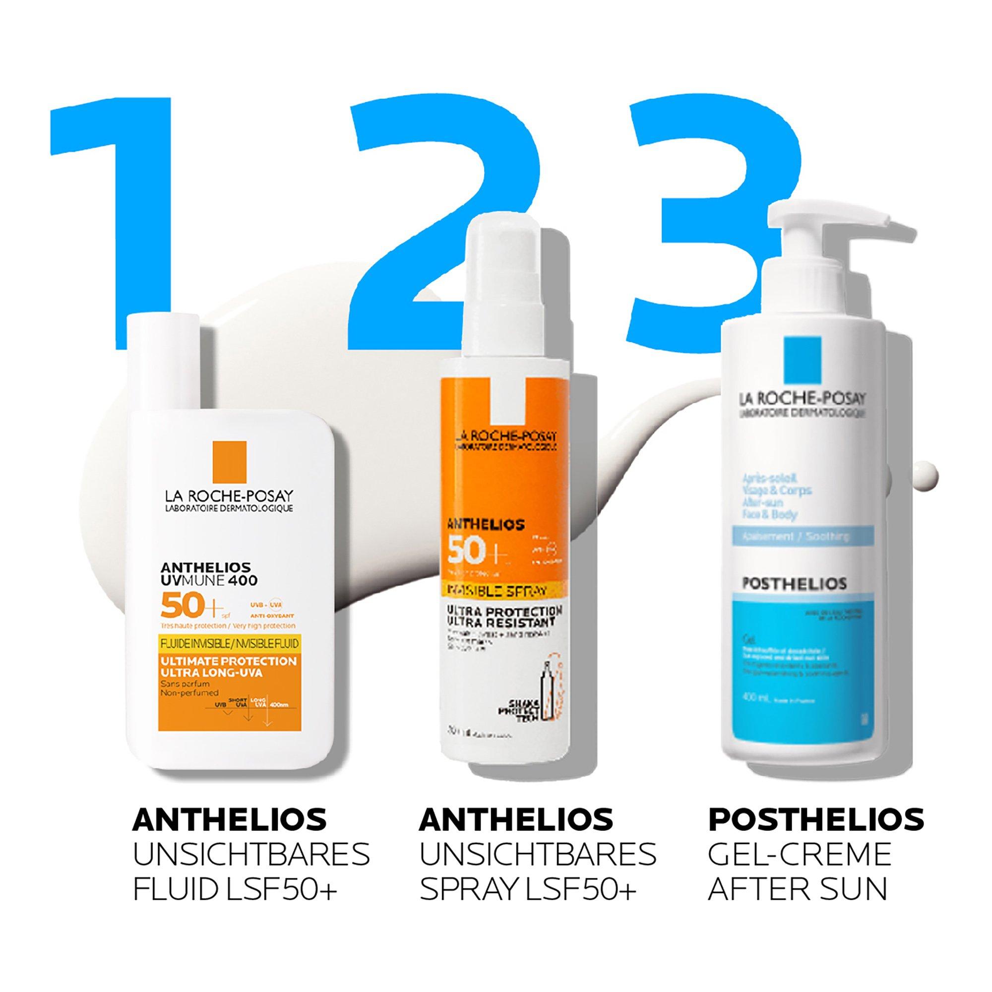 LA ROCHE POSAY Fluide invisible uv mune 50+  Anthelios Transparent Fluide UV Mune 50+ 