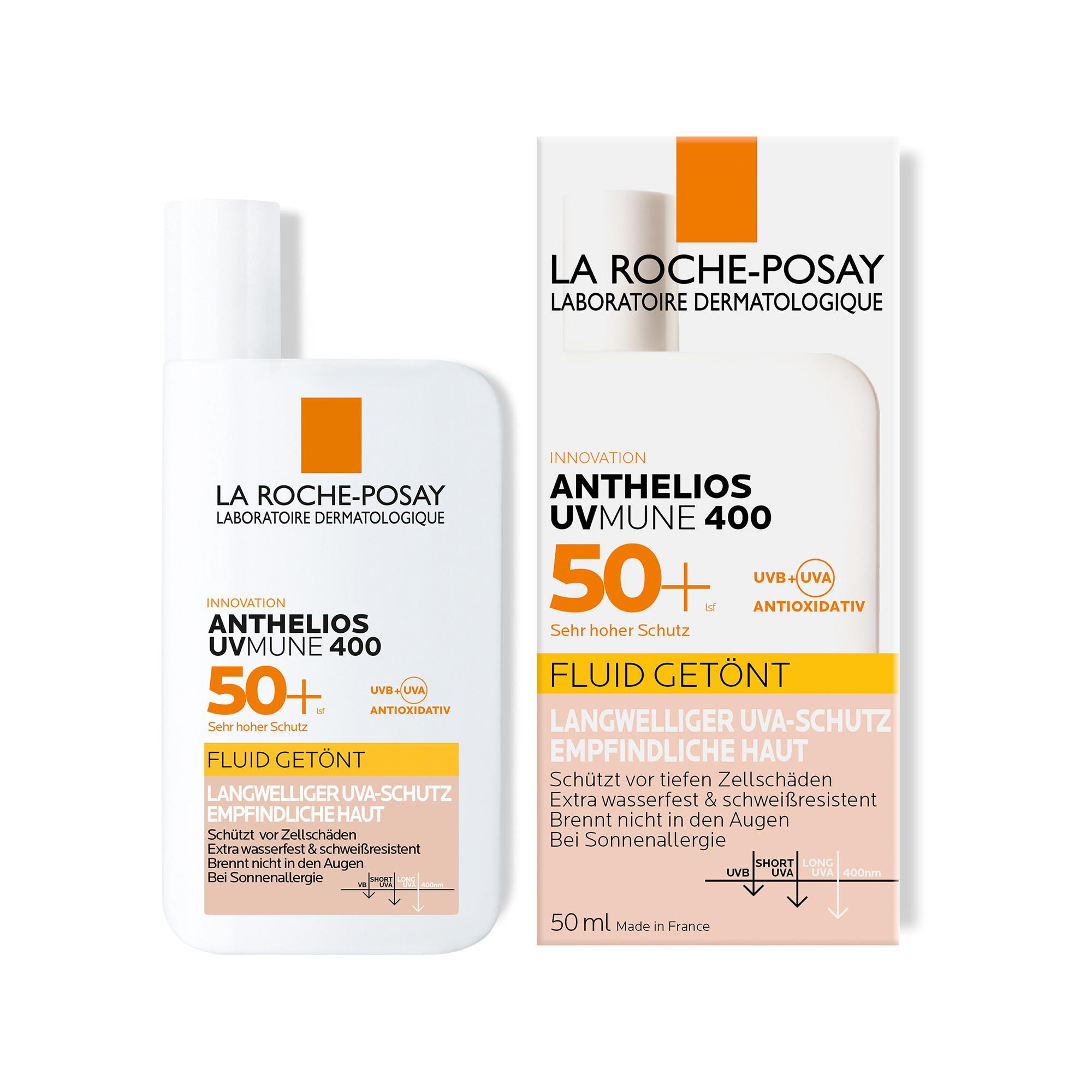 LA ROCHE POSAY Fluide invis. uv mun teint 50+  Anthelios Transparent Fluide UV Mu  50+ 