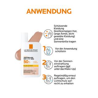 LA ROCHE POSAY Fluide invis. uv mun teint 50+  Anthelios Transparent Fluide UV Mu  50+ 