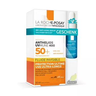 LA ROCHE POSAY Fluide Invisb. & Mini Hyalu B5  Anthelios Fluide Invisible & Mini Hyalu B5 