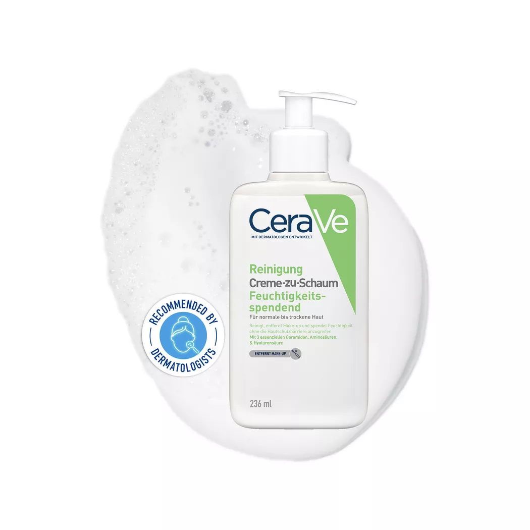 CeraVe Hydrating Cream-To-Foam Cleanser  - 236 ml.