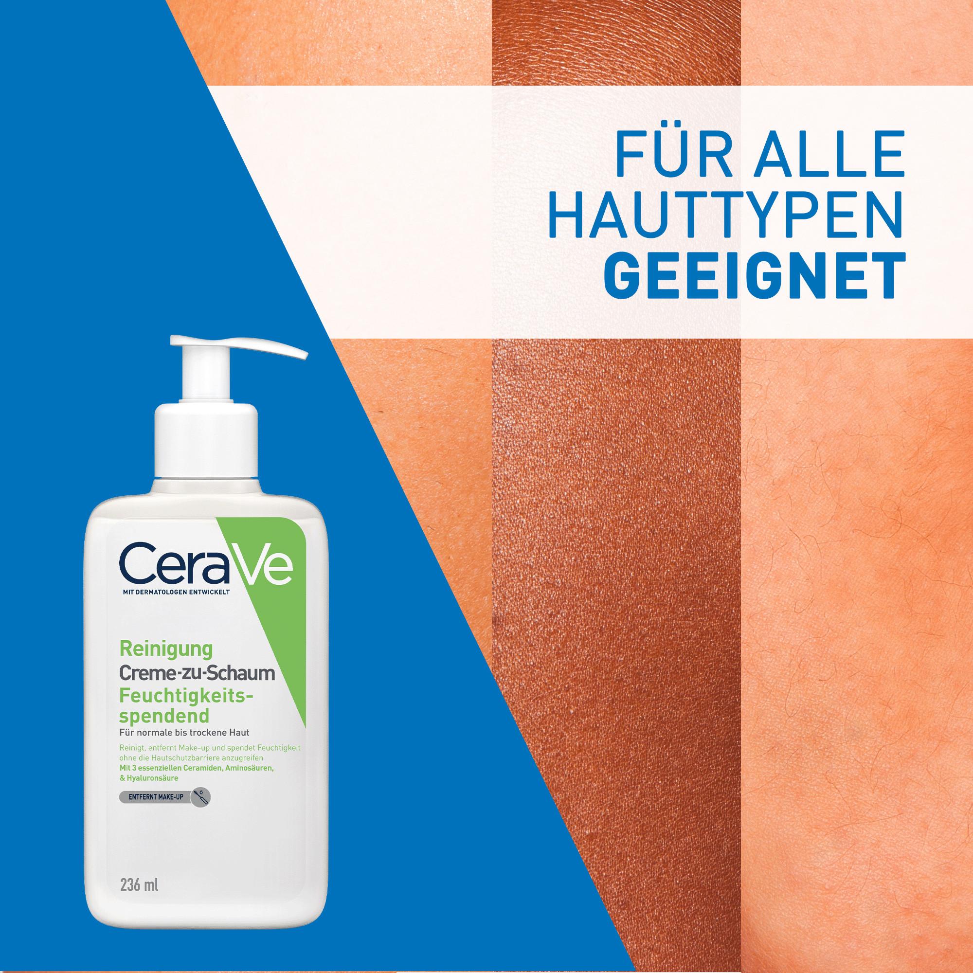 CeraVe CREAMY CLEANSER Creme-zu-Schaum Reinigung 