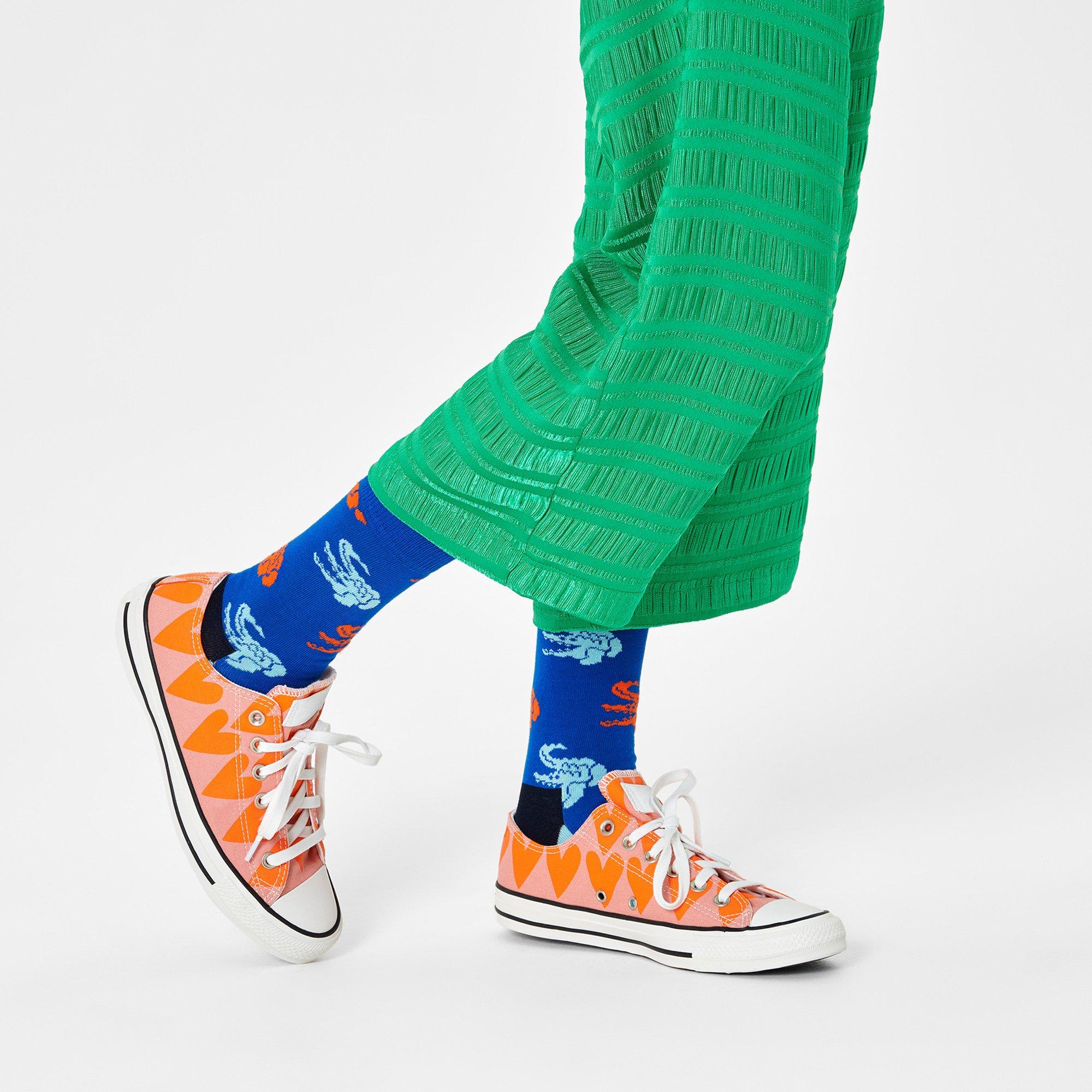 Happy Socks Crocodile Sock Wadenlange Socken 