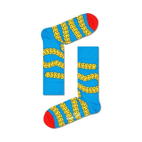 Happy Socks Zen Smiley Sock Chaussettes hauteur mollet 