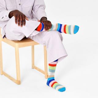 Happy Socks Stripe Wadenlange Socken  