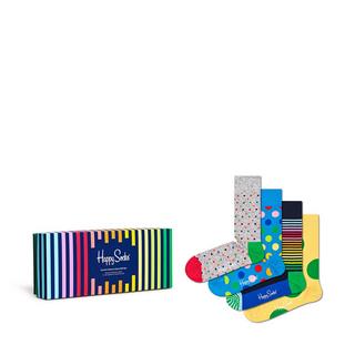 Happy Socks 4-Pack Colorful Classics Socks Gift Set Multipack, chaussettes 